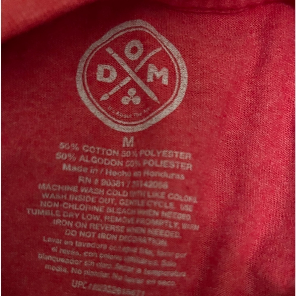 Alien “I need some space” distressed Medium tied red t shirt EUC - Picture 8 of 8